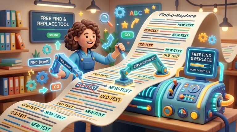 Free Find and Replace Tool Online