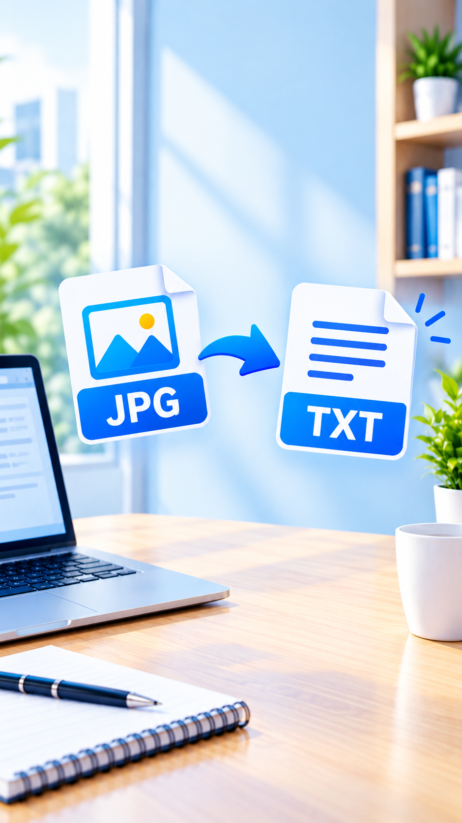 convert jpg to txt