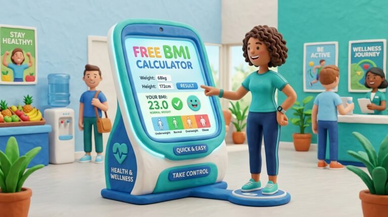 BMI Calculator – Free Body Mass Index Calculator for Adults & Kids