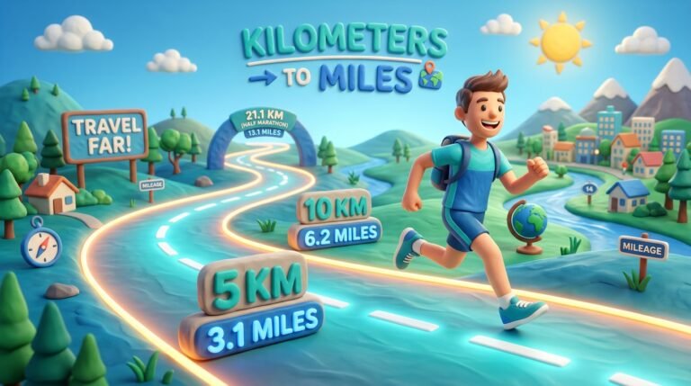 Kilometers to Miles Converter – Convert km to Miles Online Free