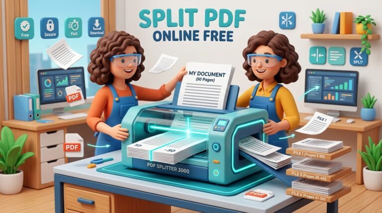Split PDF Online Free – Extract Pages & Split PDF Files