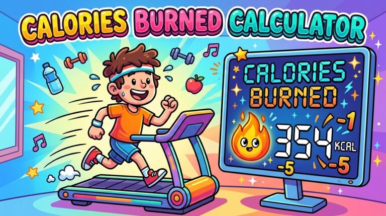 Calories Burned Calculator – Estimate Calories by Activity
