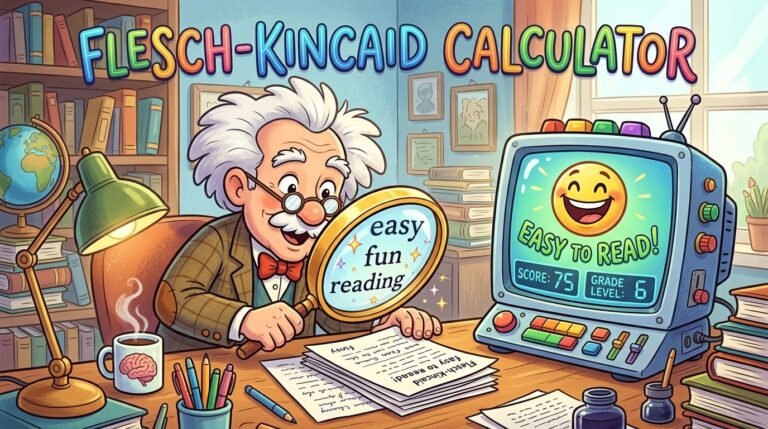 Flesch Kincaid Calculator – Free Readability Score Checker