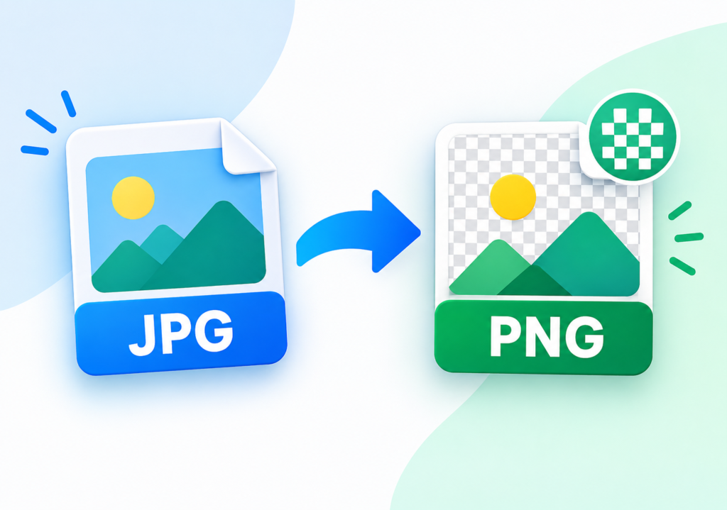 convert JPG to PNG with transparent background