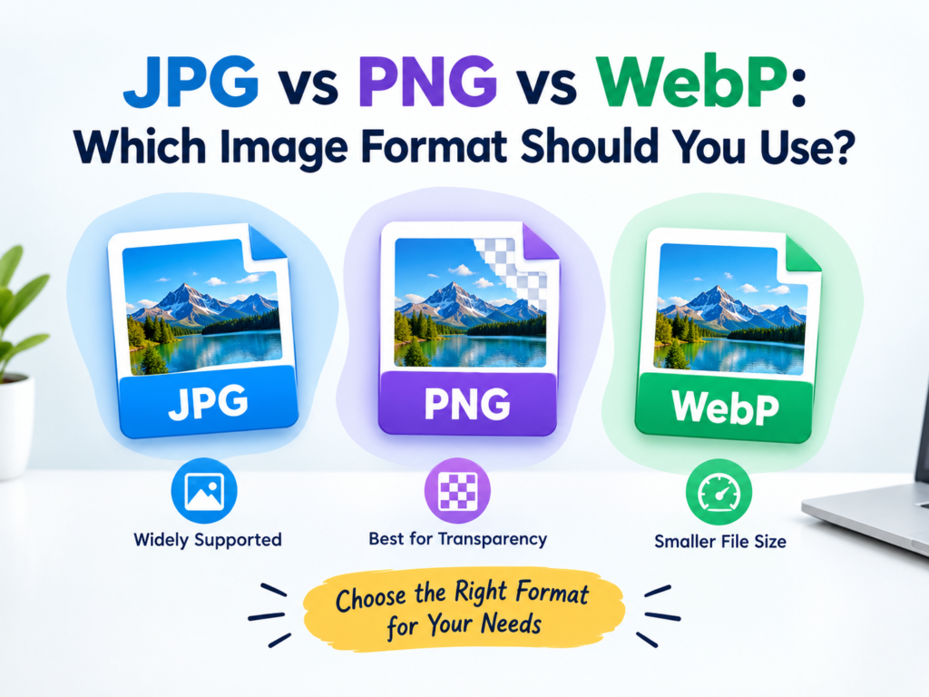 JPG vs PNG vs WebP Which Image Format Should You Use