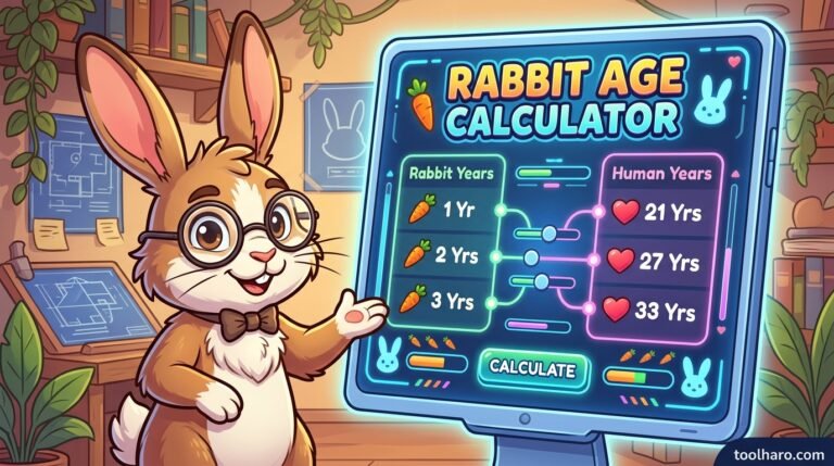 Rabbit Age Calculator – Convert Rabbit Years to Human Years