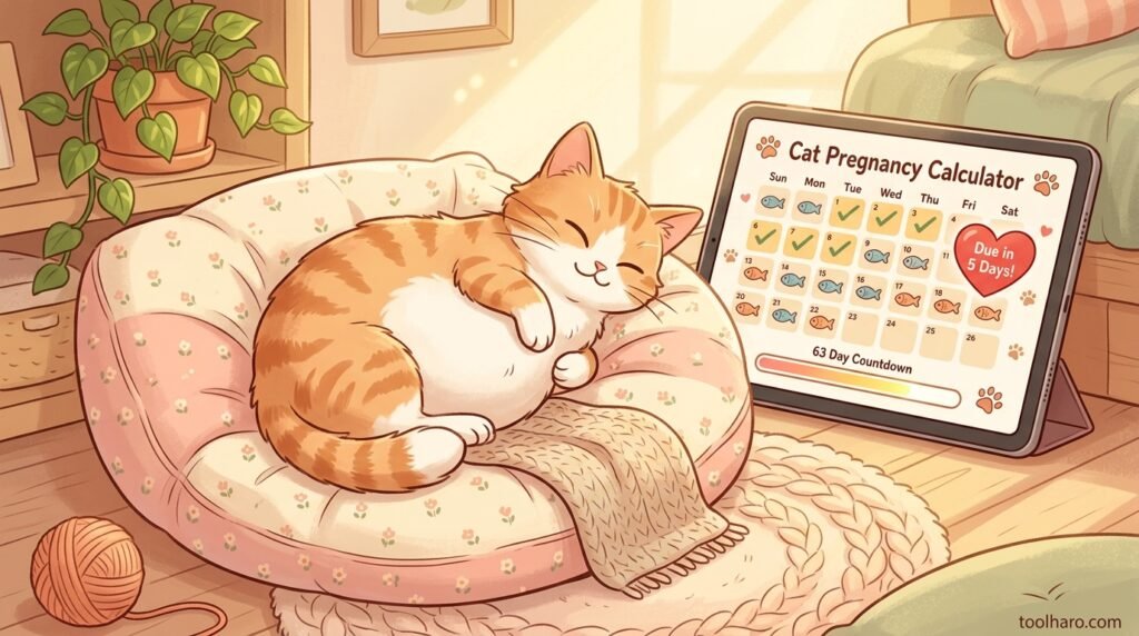 cat pregnancy calculator