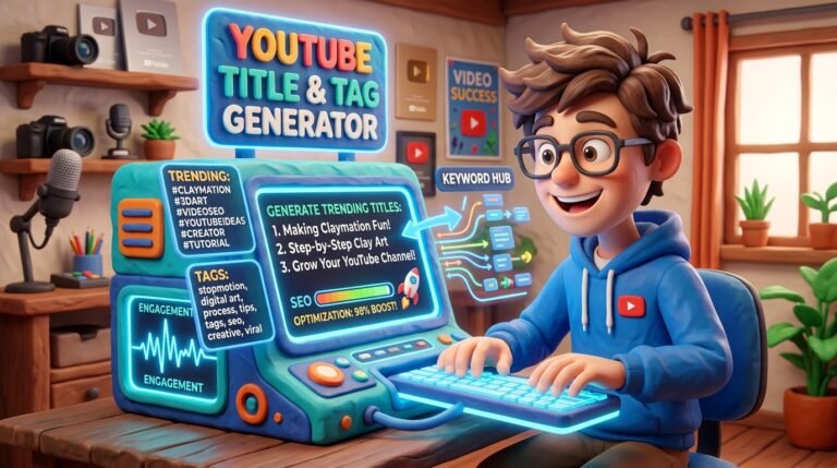 Free YouTube Title and Tag Generator – Create Click-Worthy Titles & Tags